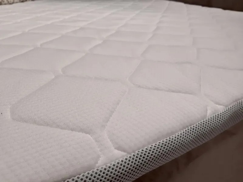 Postel boxspring Fresco 180x200 cm, béžová látka