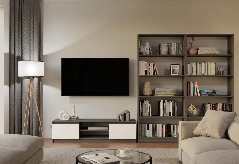 Regál Onyx R80 80 cm antracit