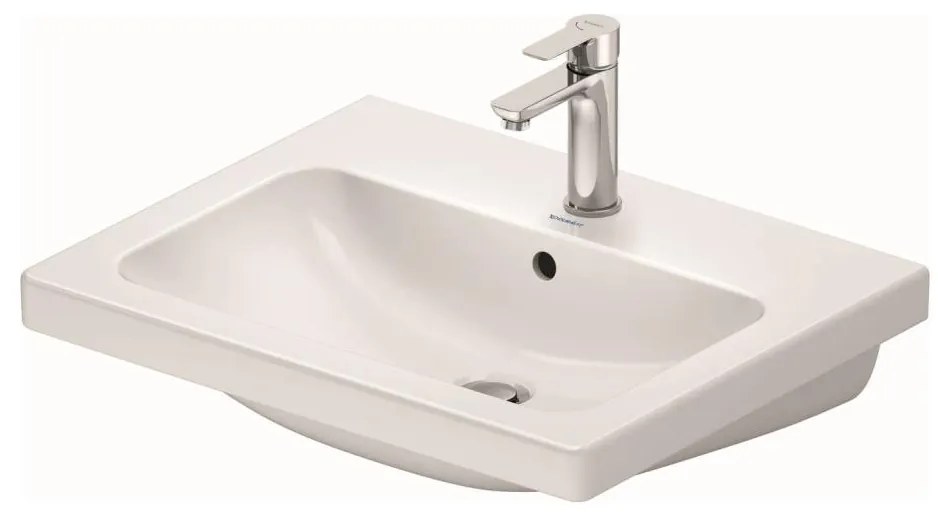 Duravit 23996000002 - Závesné umývadlo D-CODE 60x48 cm keramika/lesklá biela