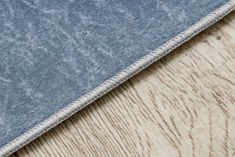 Dywany Łuszczów, Kusový koberec ANDRE Feathers 1148, 80x150, modrá, chodba / predsieň