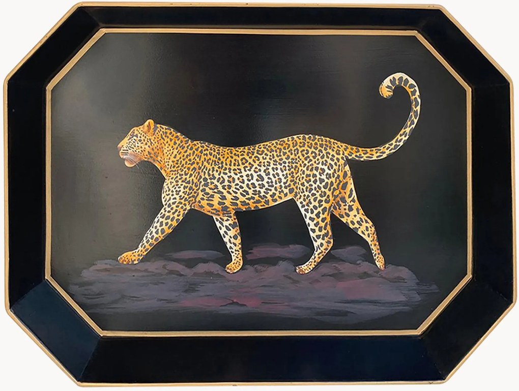 Ručne maľovaný dekoračný podnos Flora