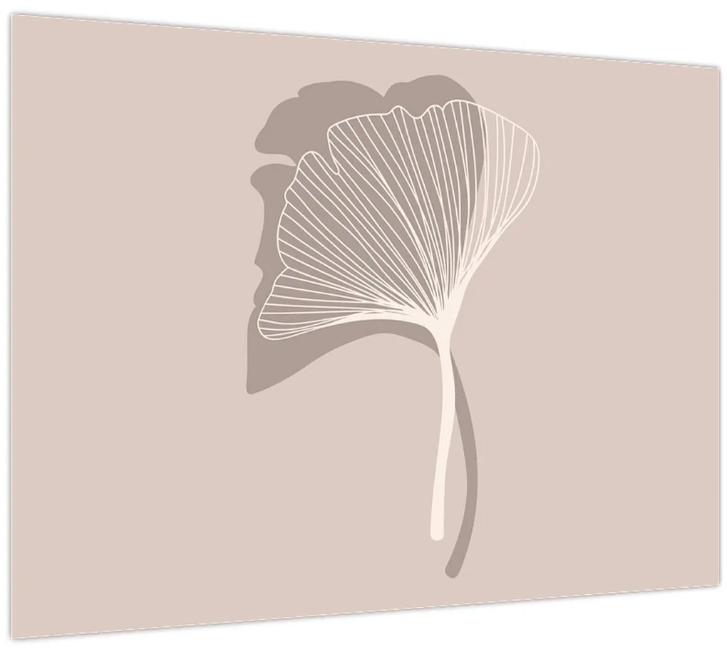Obraz - Béžové listy N⁰4 (70x50 cm)