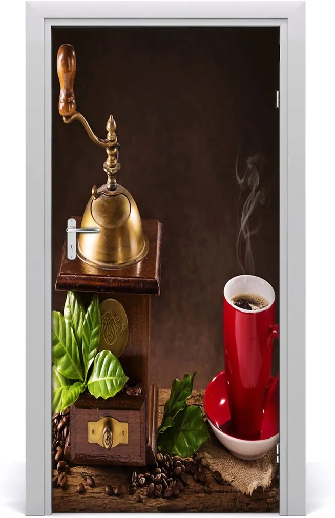 Fototapeta na dvere samolepiace  mlynček na kávu