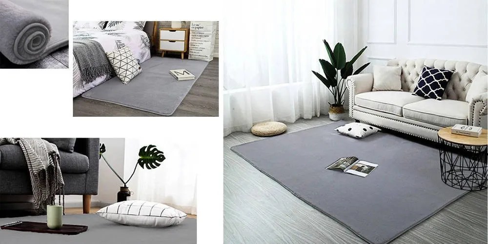 TZ Sivý obdĺžnikový koberec Rabbit Rozmer: 120x170 cm