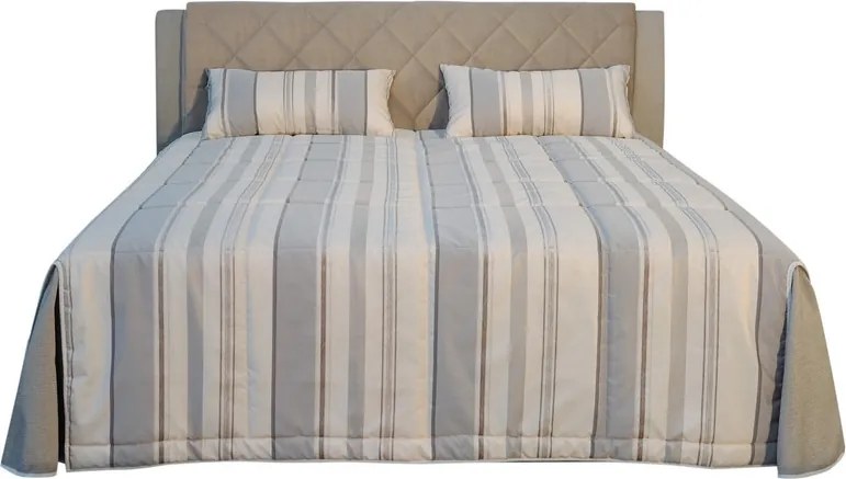 Posteľ Virginia 180x200 cm, béžová látka