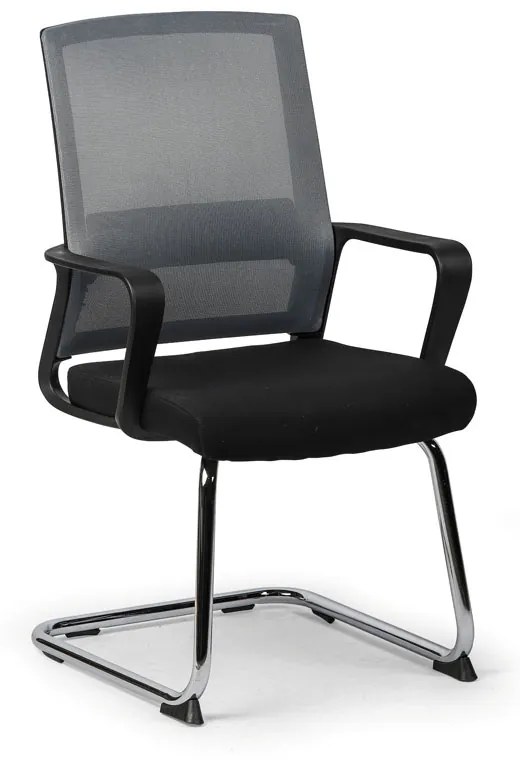 Konferenčná stolička LOW, sivá