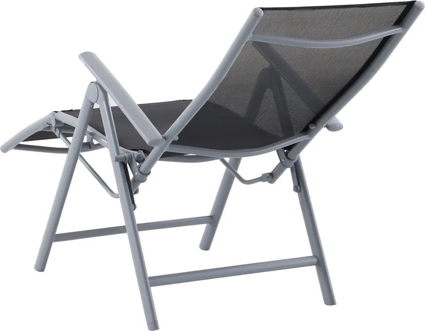 Čierna kovová záhradná stolička Ariola – Garden Pleasure