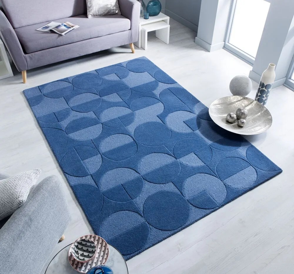 Flair Rugs koberce Kusový koberec Moderno Gigi Denim Blue - 200x290 cm