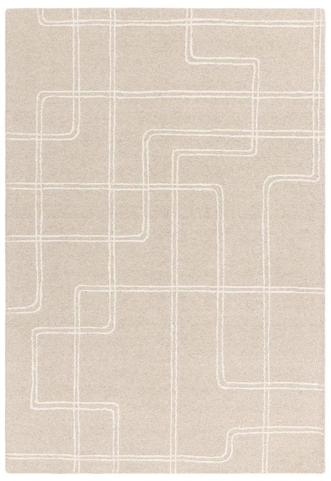 Béžový ručne tkaný vlnený koberec 120x170 cm Ada – Asiatic Carpets