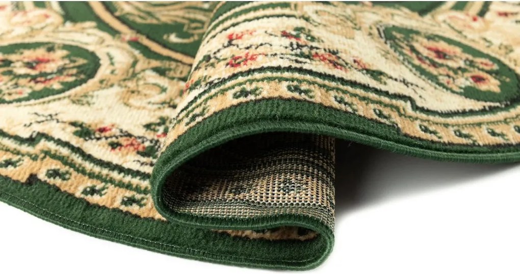 TA Koberec F744A ZELENÝ ATLAS PP KOLESO Rozmer: 140x140 cm