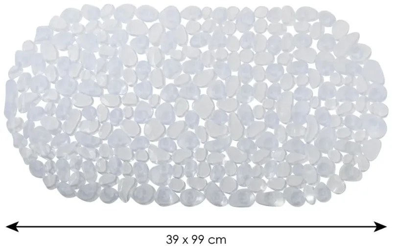 Spirella Protišmyková podložka do vane GALETS, číra, 99 x 39 cm