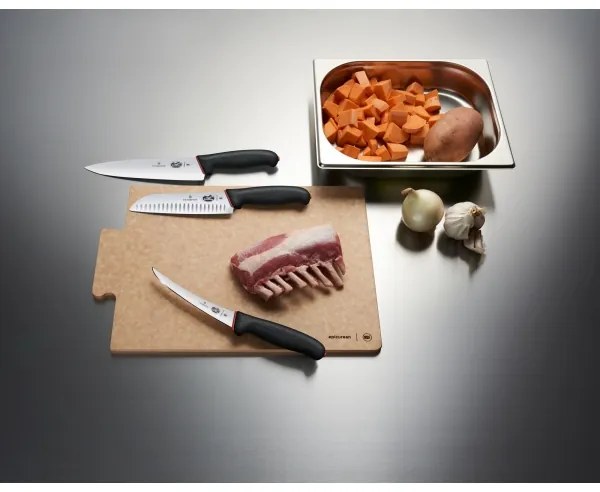 Victorinox - Vykosťovací kuchynský nôž DUAL GRIP 15 cm čierny