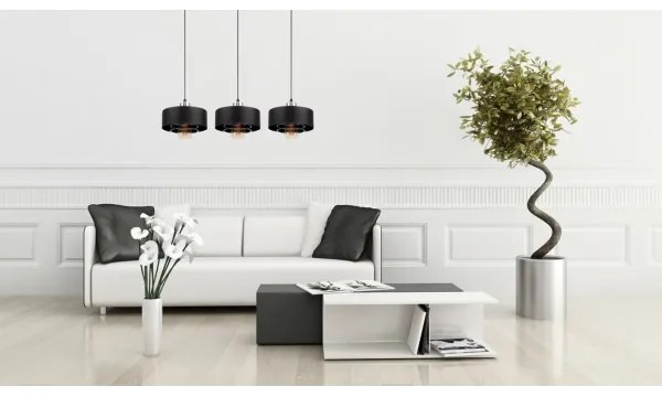 Luster na lanku VEST 3xE27/60W/230V