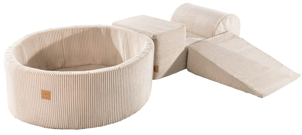 Bazénová zostava Corduroy Ecru, 90x30 cm