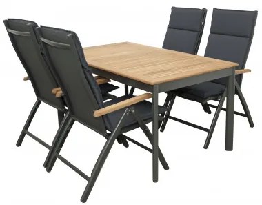 Doppler Concept teak 4+1 - záhradné sedenie (hliník/drevo)