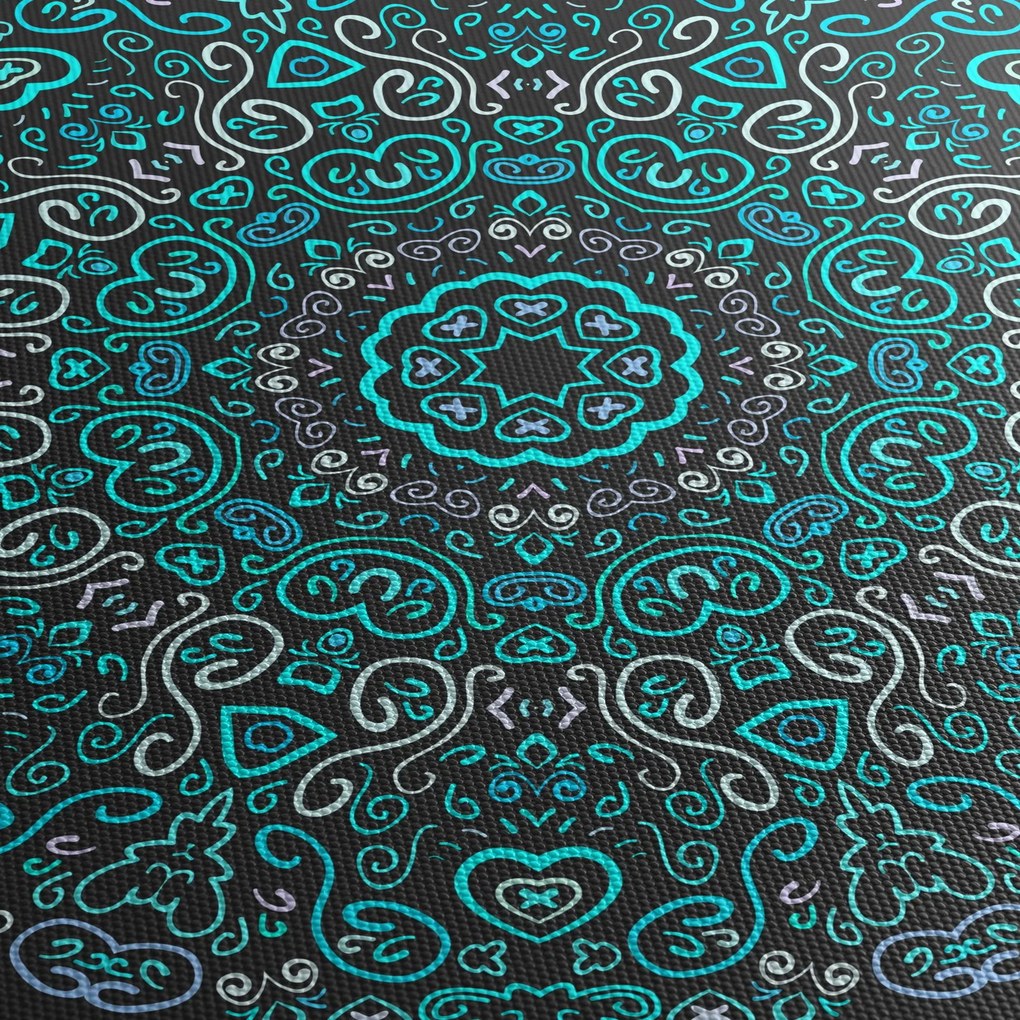 Obraz ornamentálne abstrakcie (70x50 cm)