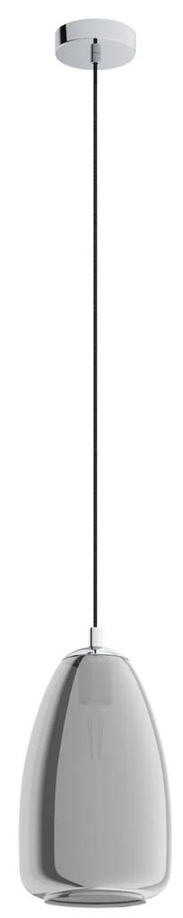 EGLO Závesné svietidlo ALOBRASE, dymové, 20 cm