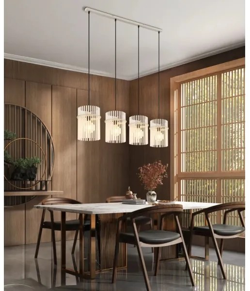 Globo 15698-4HB - Luster na lanku GORLEY 4xE27/60W/230V