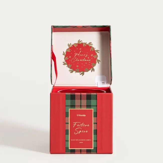 Sviečka TARTAN Festive Spice 760631
