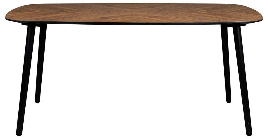 Jedálenský stôl s doskou v dekore orechového dreva 90x165 cm Clover – Dutchbone