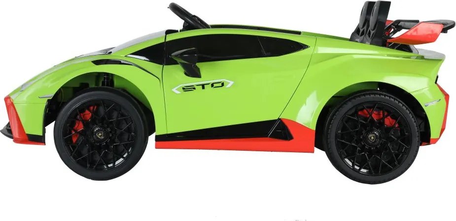 LEAN CARS Lamborghini STO DRIFT Auto na batérie Zelená