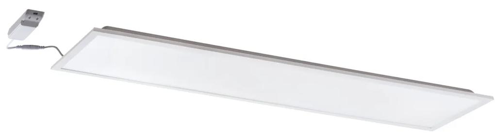 KANLUX Vstavaný LED panel RINGO-R, 38W, denná biela, 120x30cm, hranatý, biely