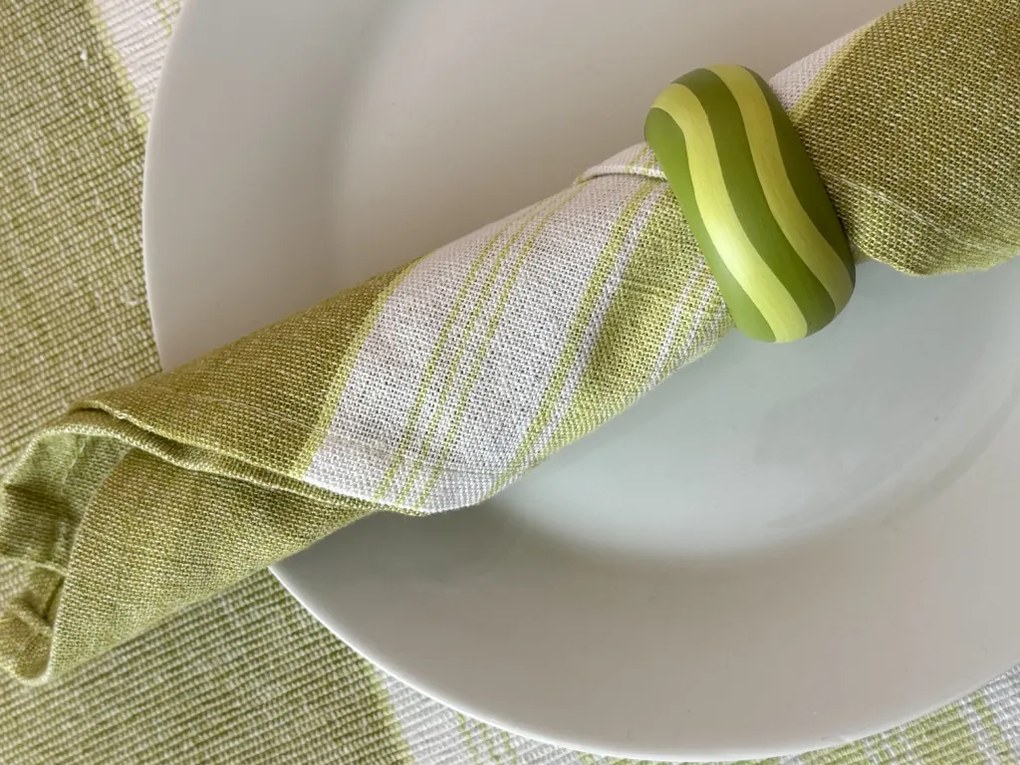 Praktický set prestierania 32x47 cm s obrúskom 40x40 cm FOOD Farba: Zelená