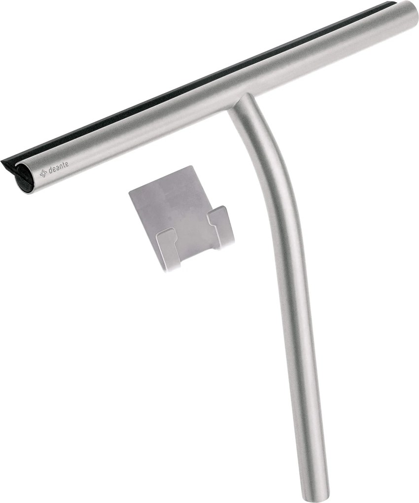 Deante Silia, stierka na sklo s vešiakom, oceľová, DEA-ADI_F31K