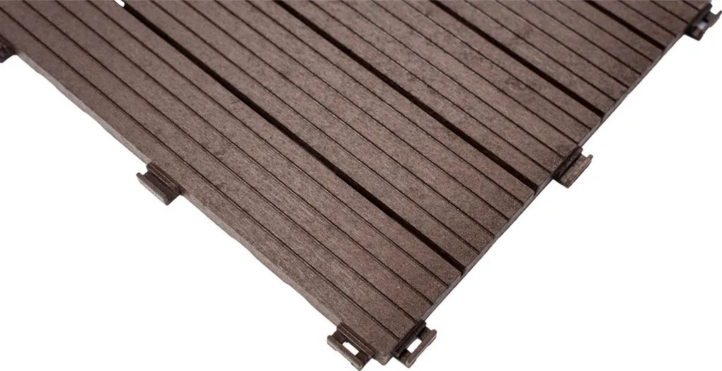 Gumová dlaždica COSMOPOLITAN 30 x 30 cm, hnedá MHEU5100185