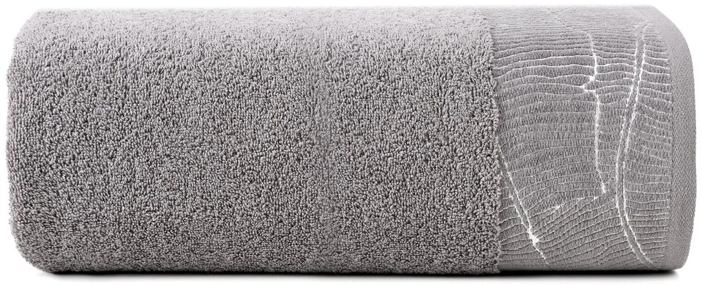 BAVLNENÝ UTERÁK METALIC5 50X90 CM SIVÁ