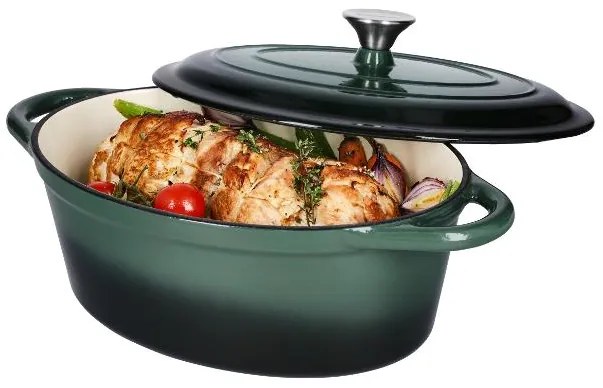 Silvercrest® Liatinový pekáč, 4,8 l (zelená) (100393103)