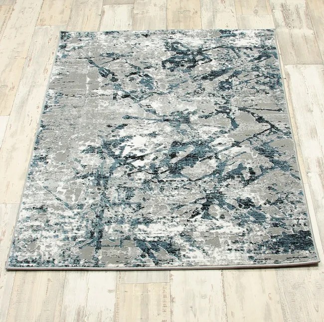 Koberec HOME NP142A GREY / BLUE HERMES