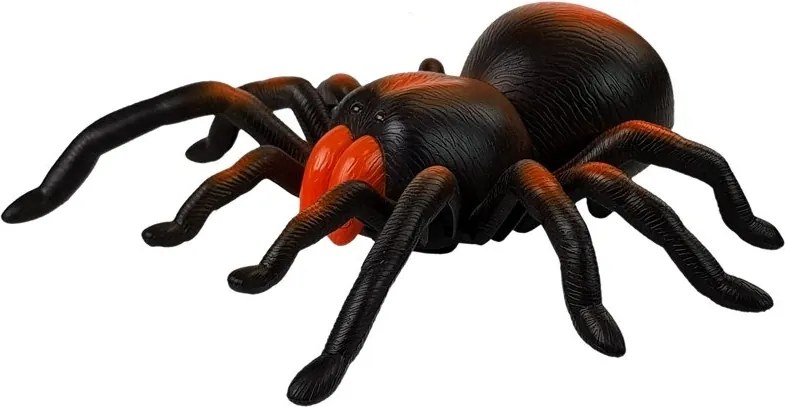 LEAN Toys Obrovský batériový R/C pavúk na diaľkové ovládanie čierno-oranžový