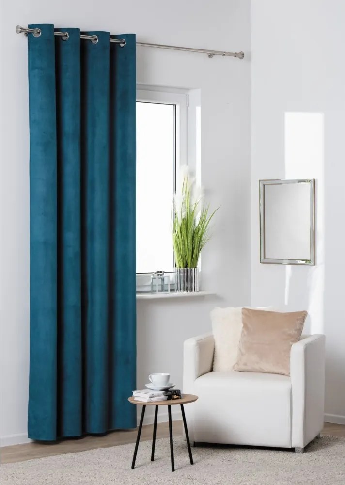 Záves Grater 140x260 cm petrolejový