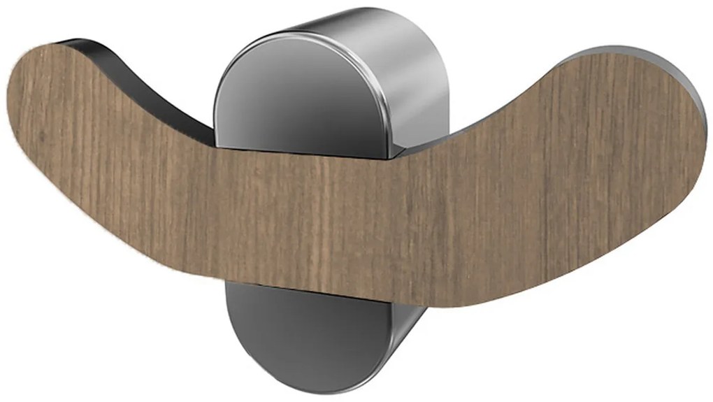 BISK Erga Bergen, 2-háčik na uteráky, hnedá-chróm, ERG-07063