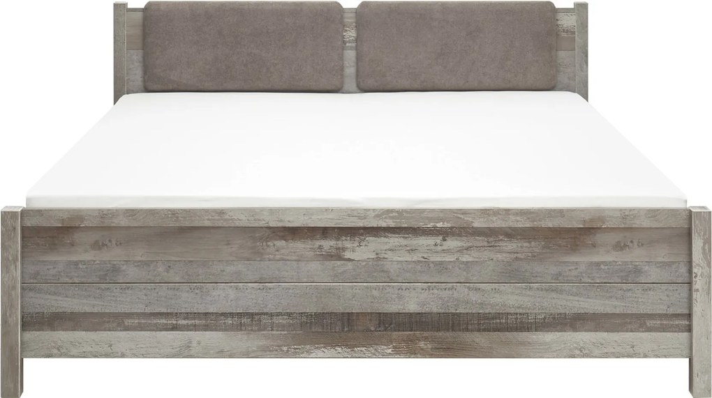 Sconto Posteľ s nočnými stolíkmi MARACANA driftwood, 180x200 cm