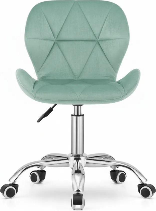 Mentolové kancelárske kreslo AVOLA VELVET