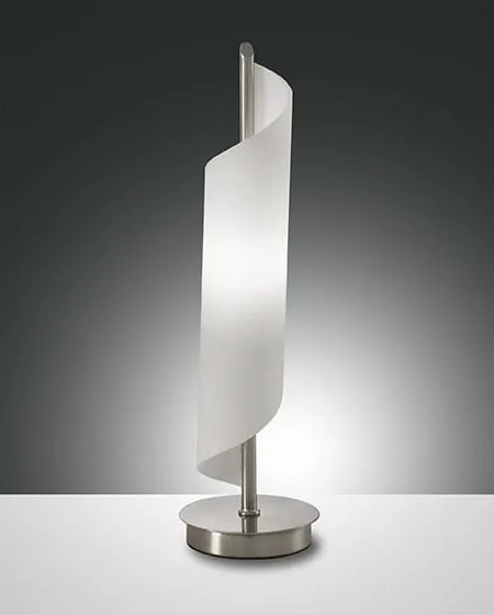 Stolové svietidlo FABAS KERRY TABLE LAMP SATINED NICKEL 2742-30-178