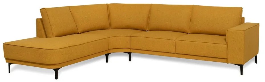 Rohová pohovka v horčicovej farbe (ľavý roh) Copenhagen – Scandic