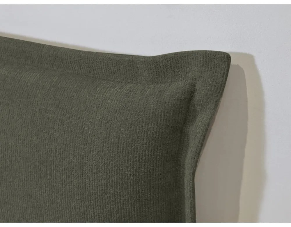 Tmavozelená/prírodná dvojlôžková posteľ s roštom 180x200 cm Charlie – Bobochic Paris