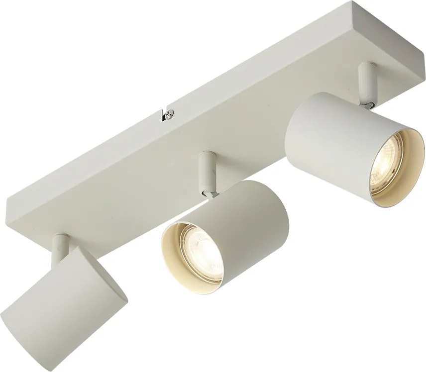 Moderné stropné bodové svietidlo béžové 3-svetlá nastaviteľné - Jeana