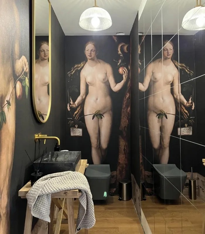 WALLCOLORS Adam and Eva wallpaper - tapeta POVRCH: Prowall Canvas