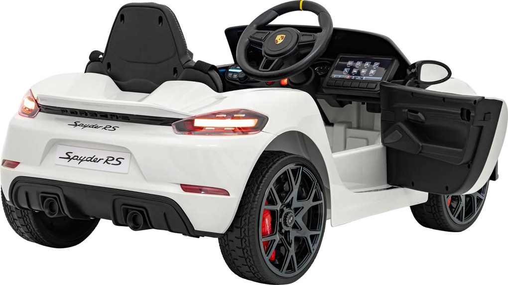 Ramiz Detské autíčko Porsche Spyder RS 718, biele športové