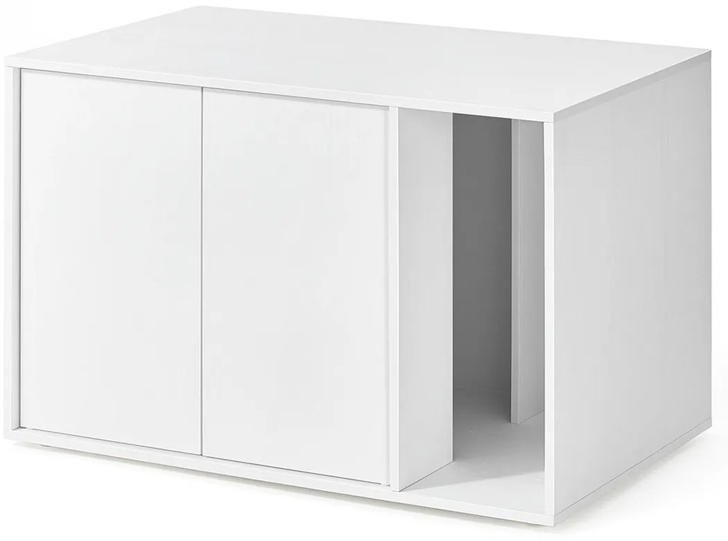 Kočičí toaleta Baris bílá