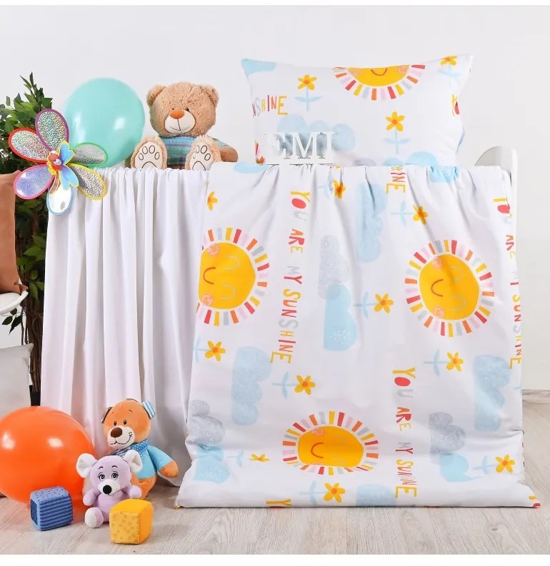 Obliečky detské bavlnené Sunny EMI, Detský set 90x130 + 45x65