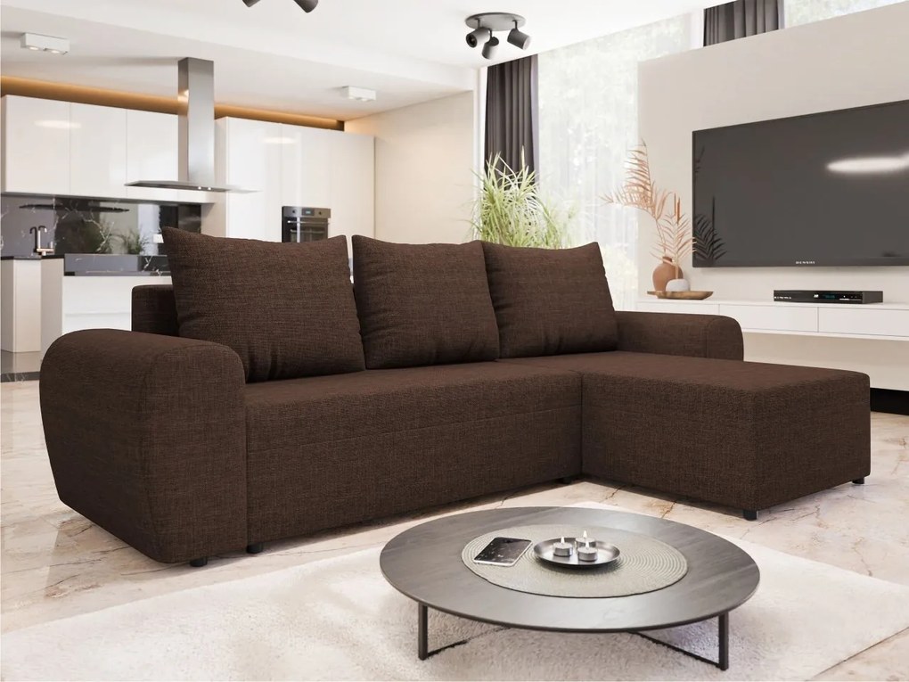 Rohová sedačka Anduvo L, Farby: Lux 05 + Lux 23
