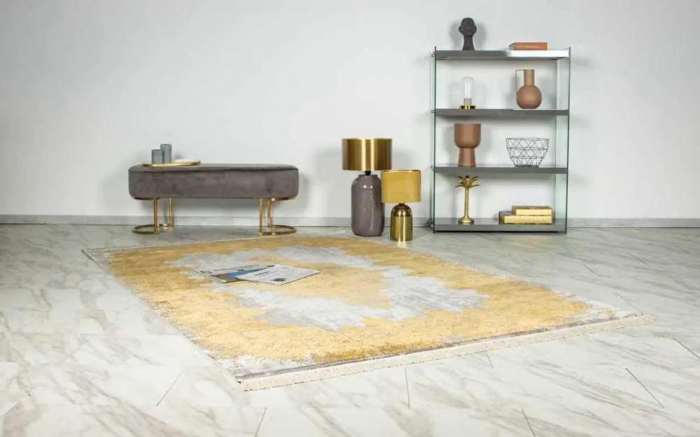 Lalee Kusový koberec Elegance 901 Gold Rozmer koberca: 200 x 290 cm