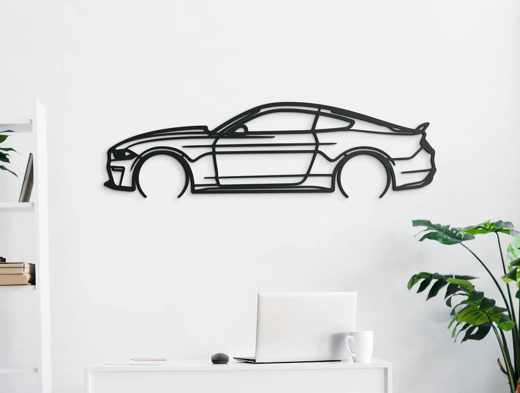 drevko Obraz na stenu Chevrolet Camaro Rozmer obrazu: 23 x 86 cm, Farba dekorácie: Čierna