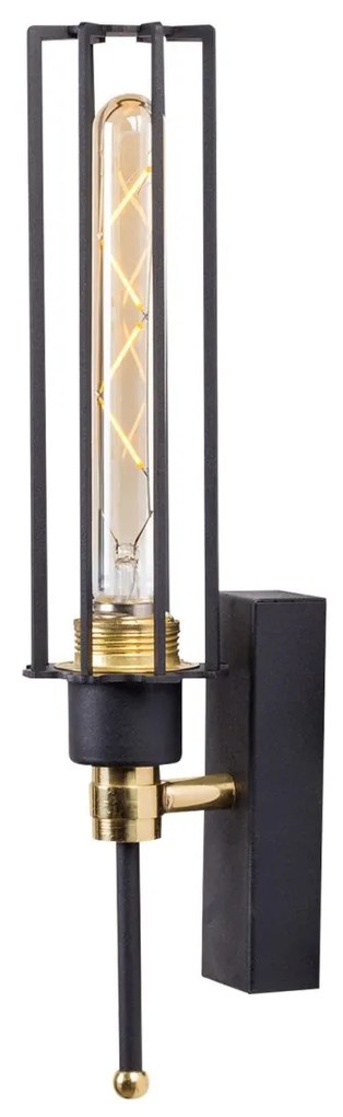 Nástenné svietidlo Fellini II čierne