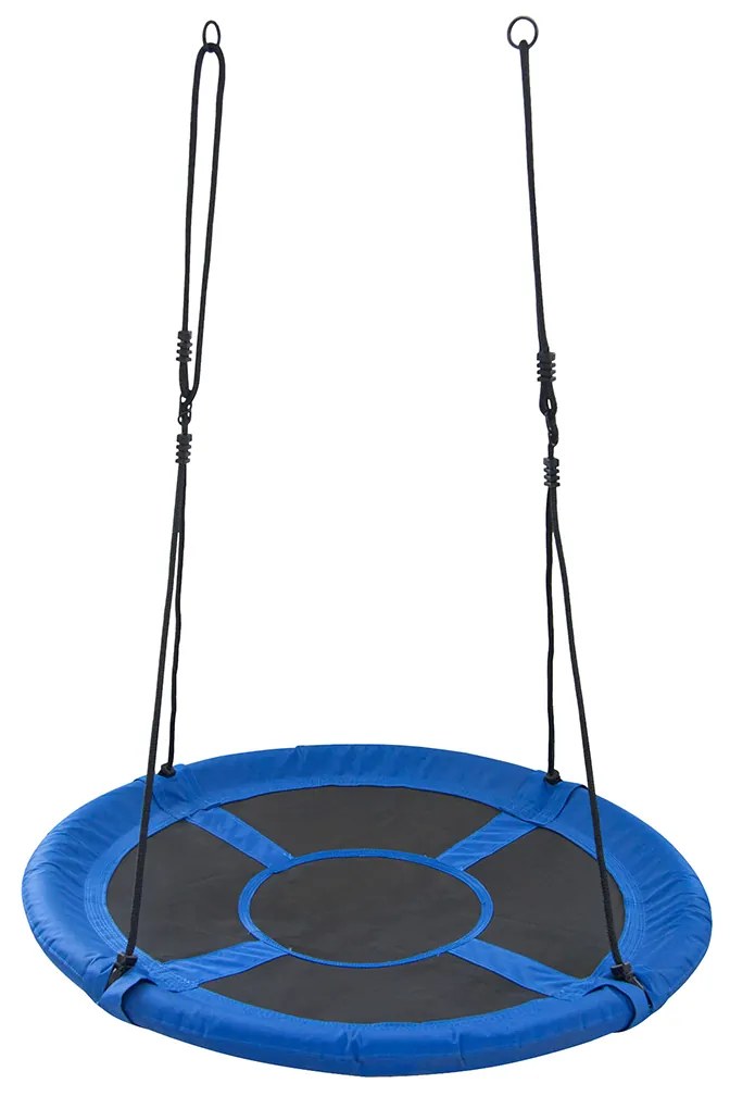Detská hojdačka Nest 95 cm - čierna / modrá